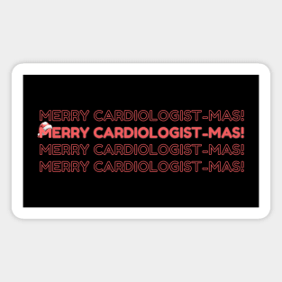 Merry Christmas cardiology doctor Magnet